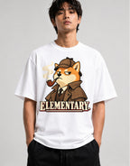 Elementary Detective Shiba - White