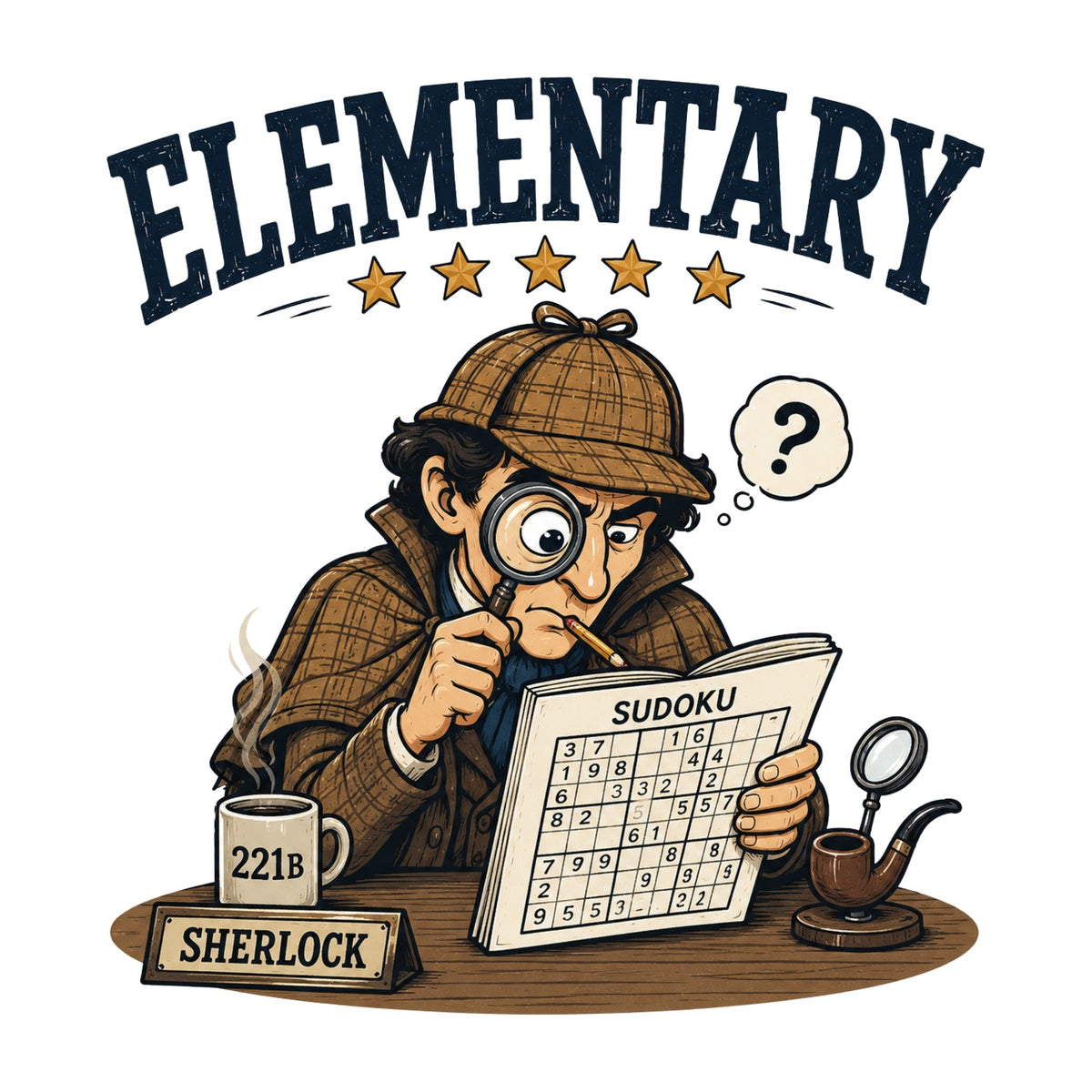 Elementary Detective Solving Sudoku Mystery