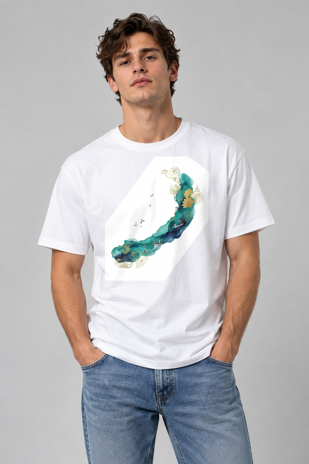 Emerald River Stream - White