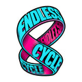 Endless Cycle Möbius Strip Graphic Tee - Bold Typography Art