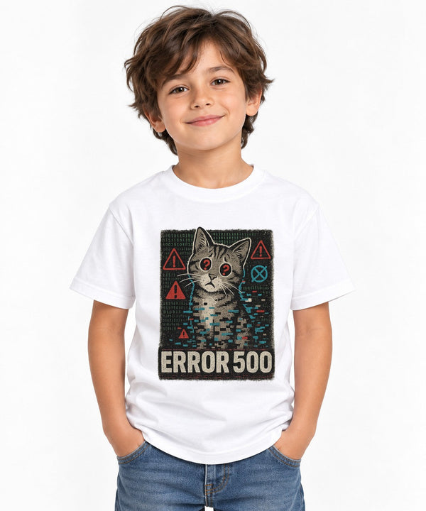 Error 500 Cat - White