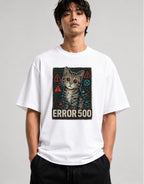 Error 500 Cat - White