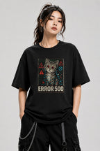 Error 500 Cat - Black