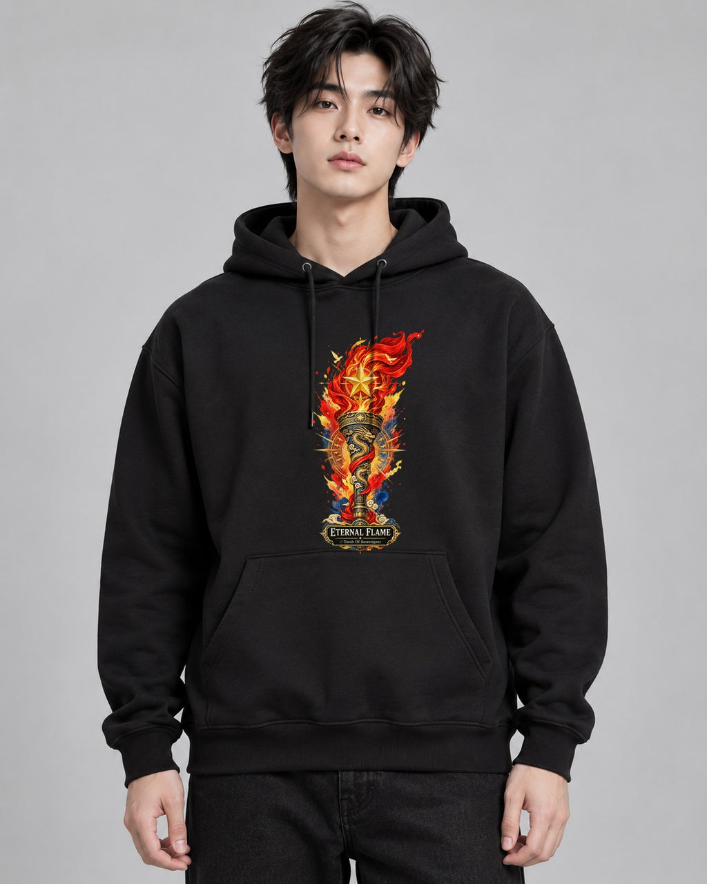 Eternal Flame Torch - Black