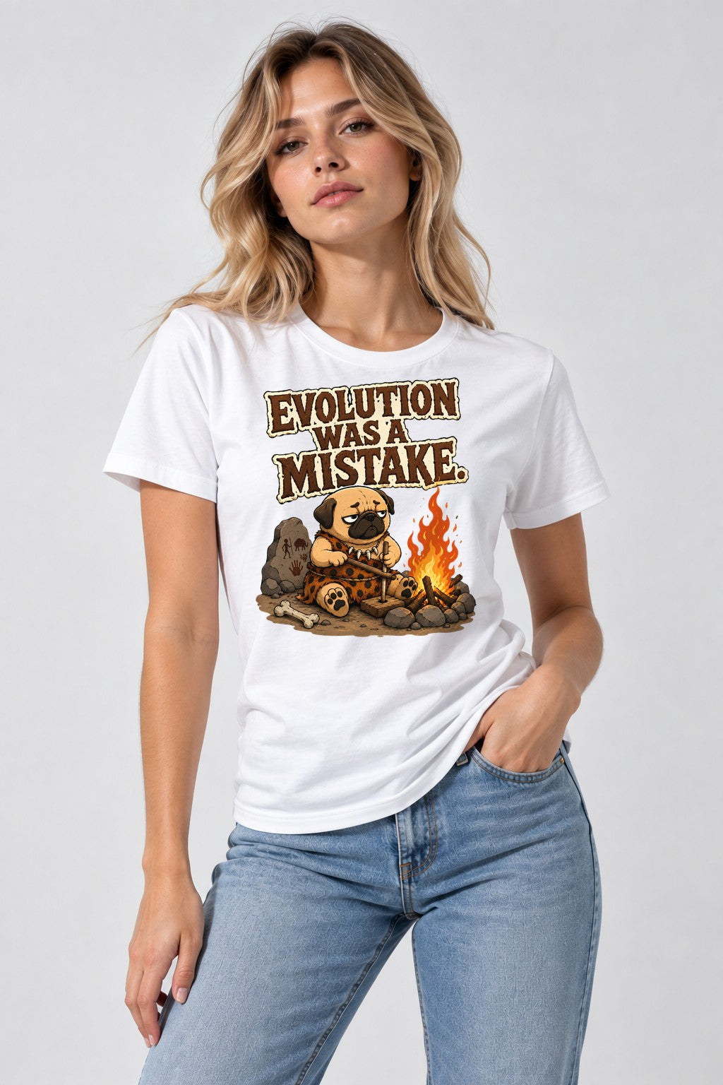 Evolution Was A Mistake - White