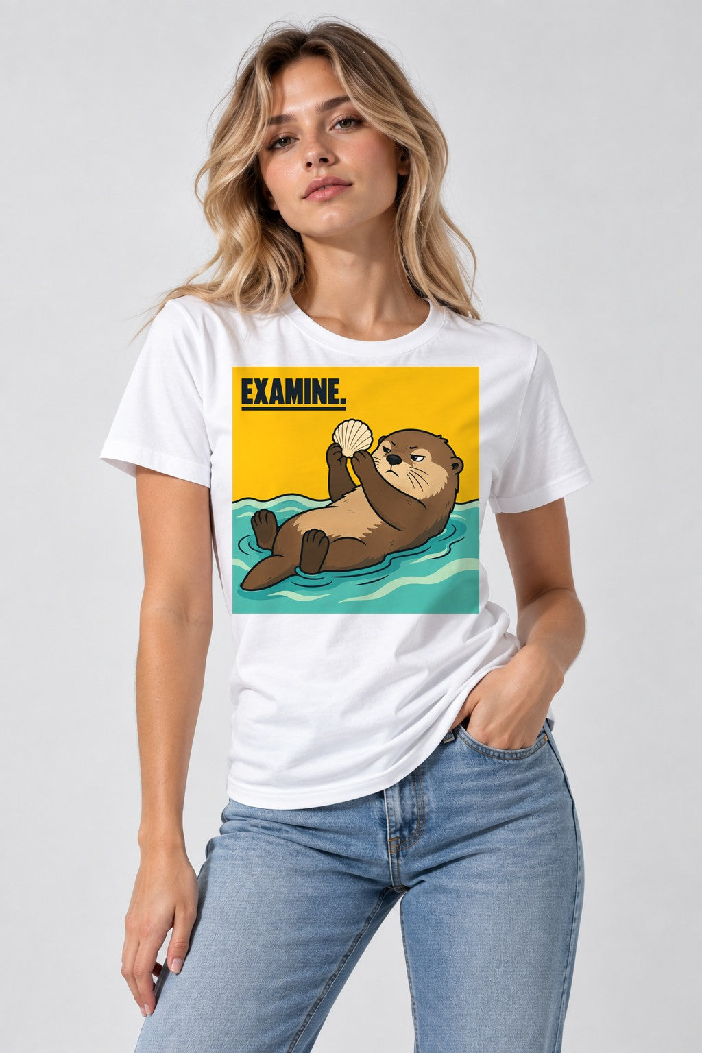 Examine Otter - White