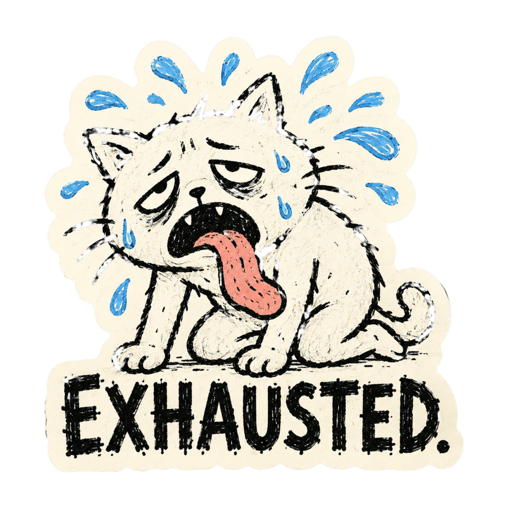 Exhausted Dog