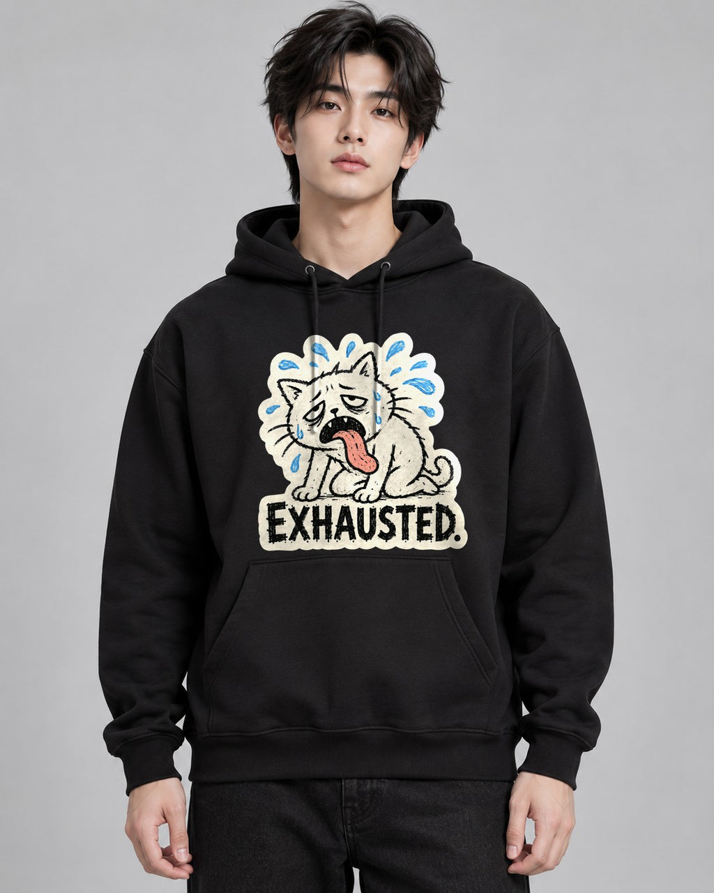 Exhausted Dog - Black