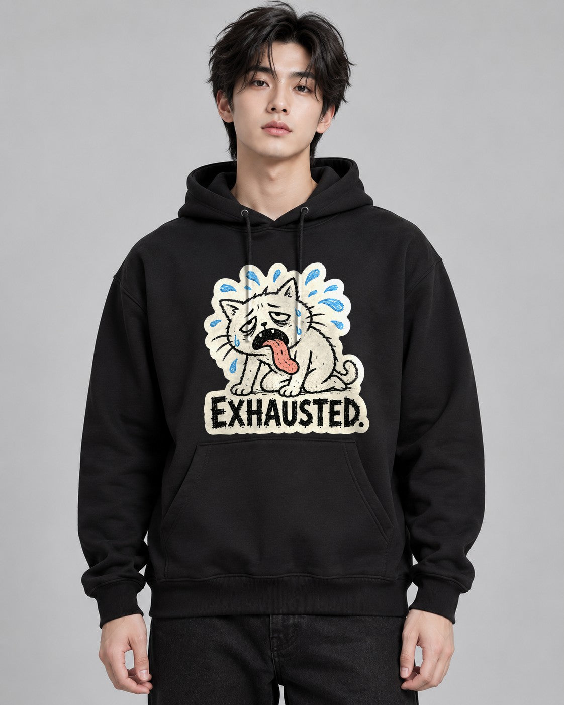 Exhausted Dog - Black