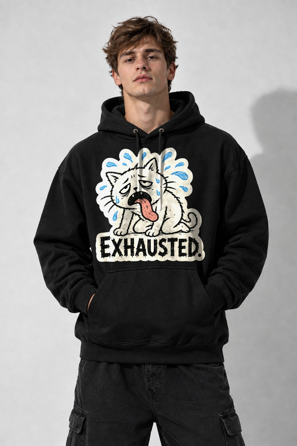 Exhausted Dog - Black