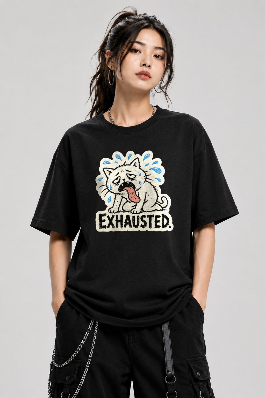 Exhausted Dog - Black