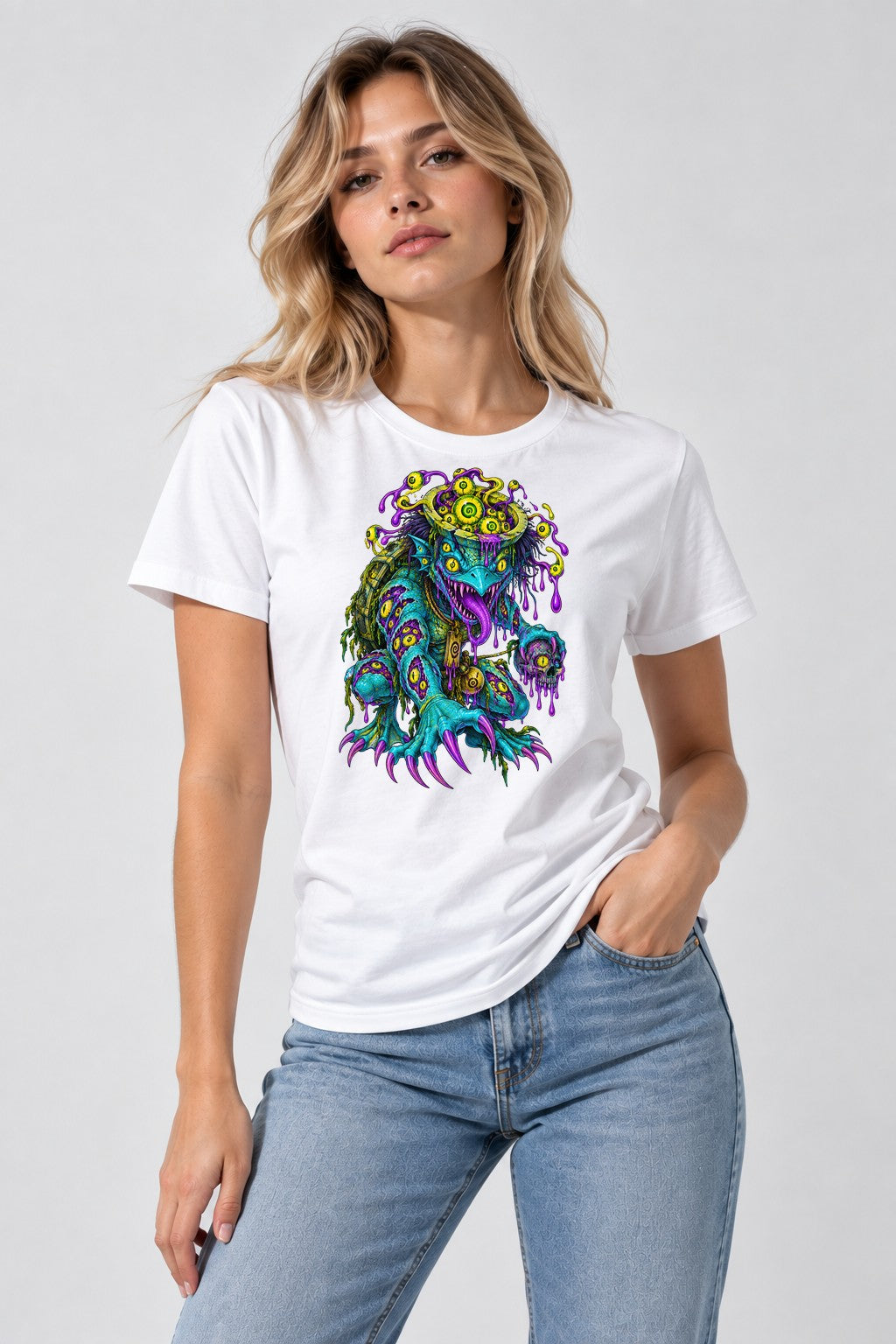 Eye Monster Creature - White