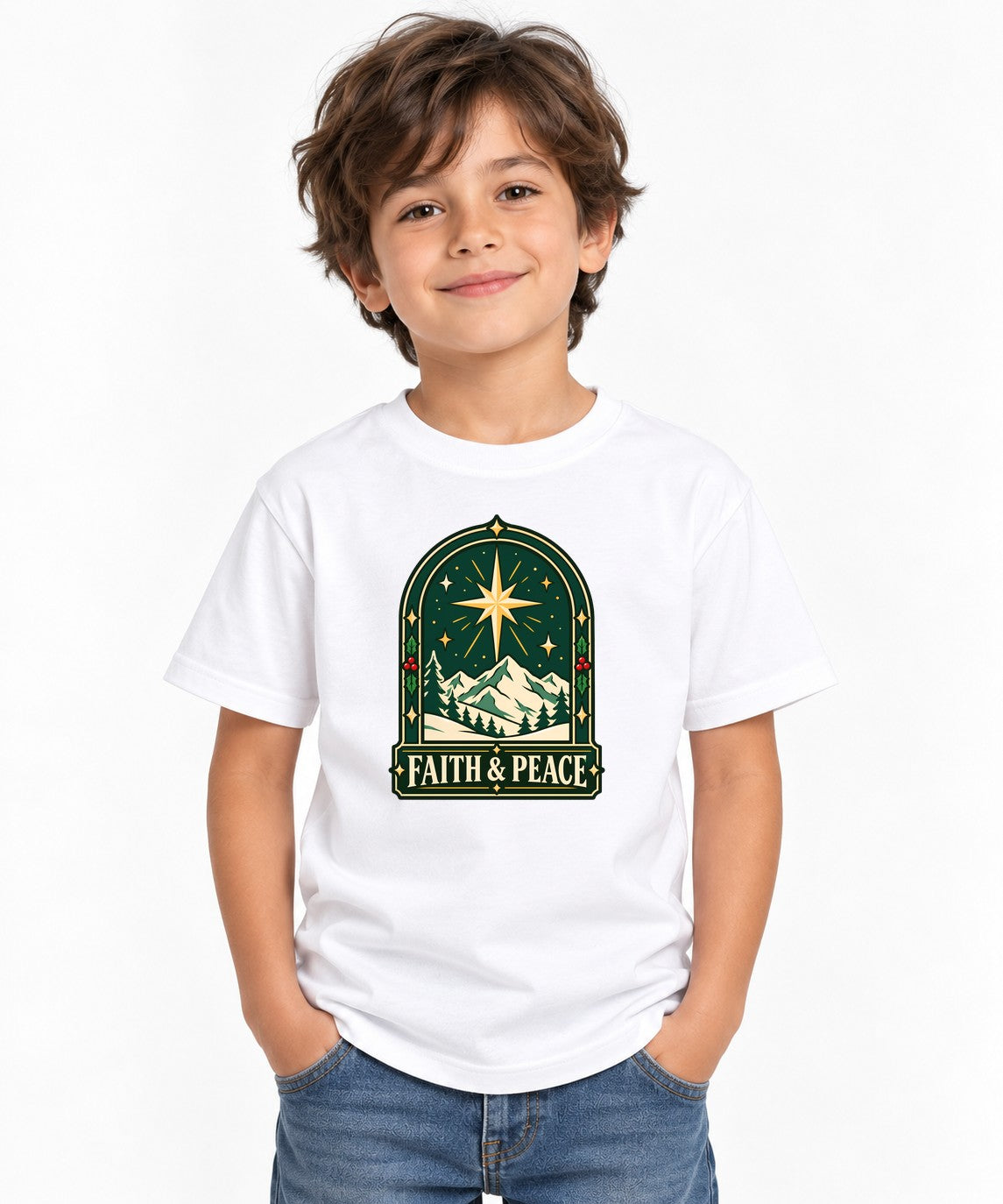 Faith & Peace - White