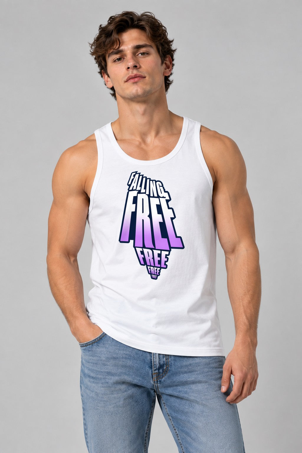 Falling Free - White