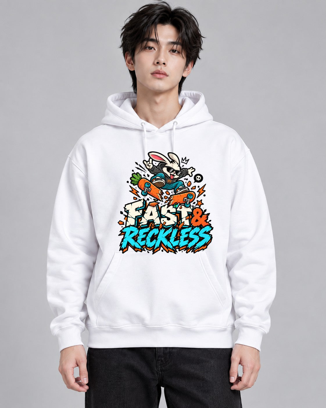 Fast and Reckless - White