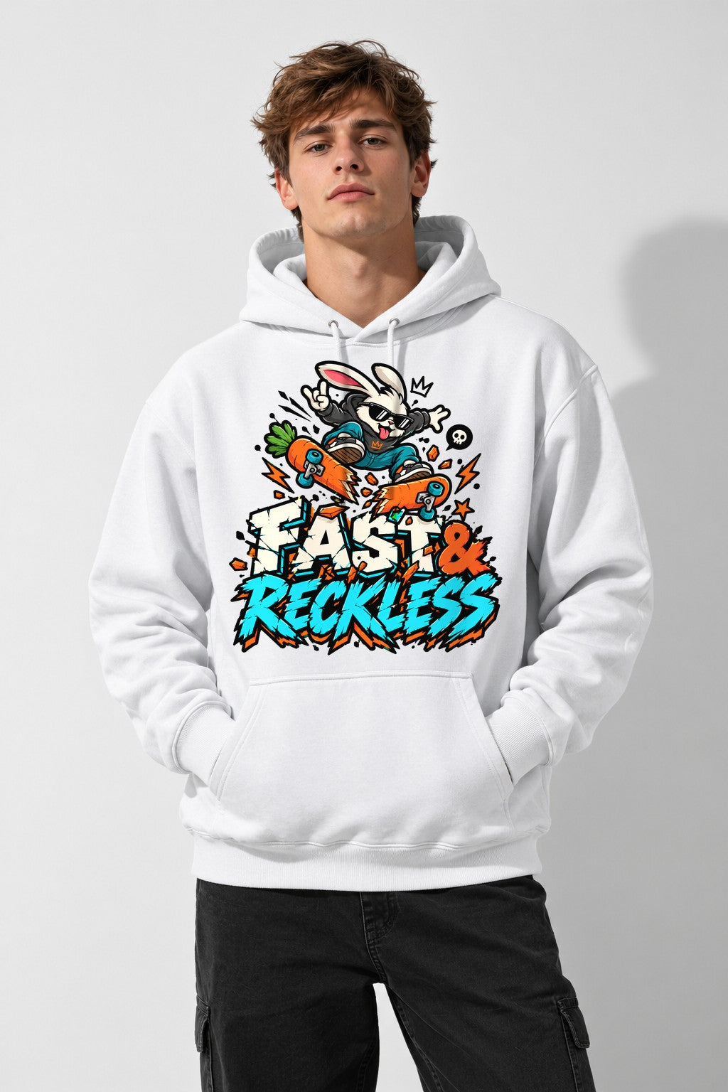 Fast and Reckless - White