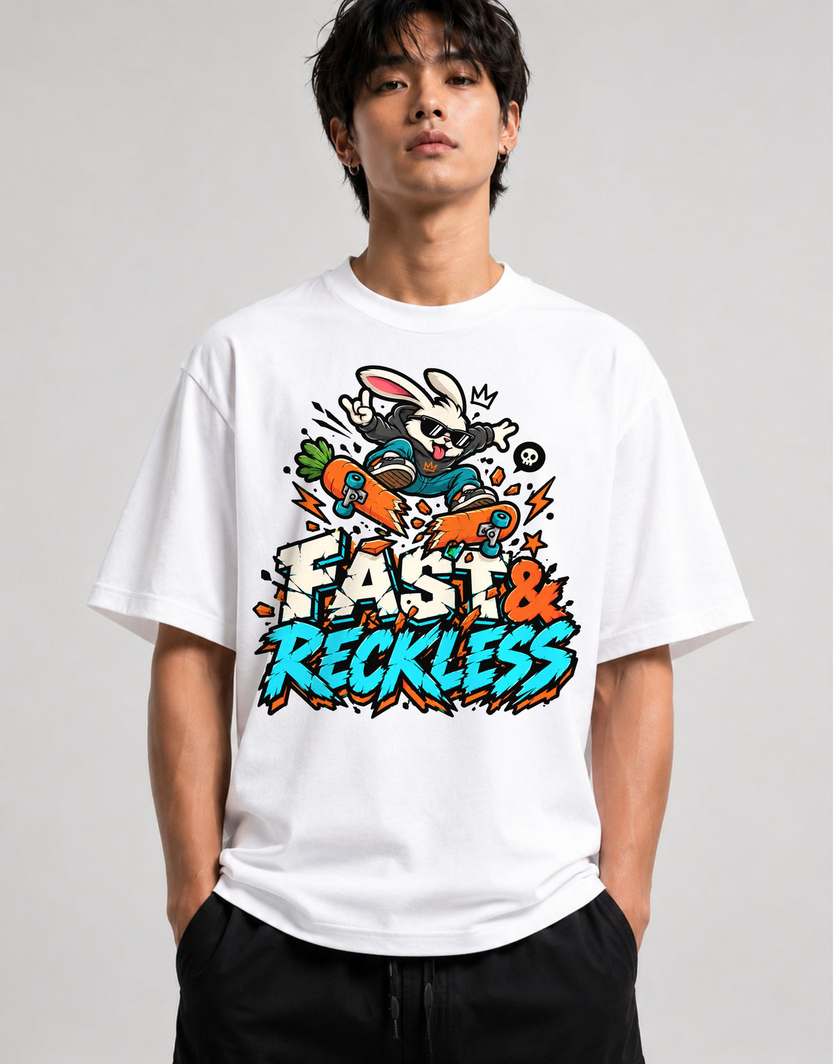 Fast and Reckless - White