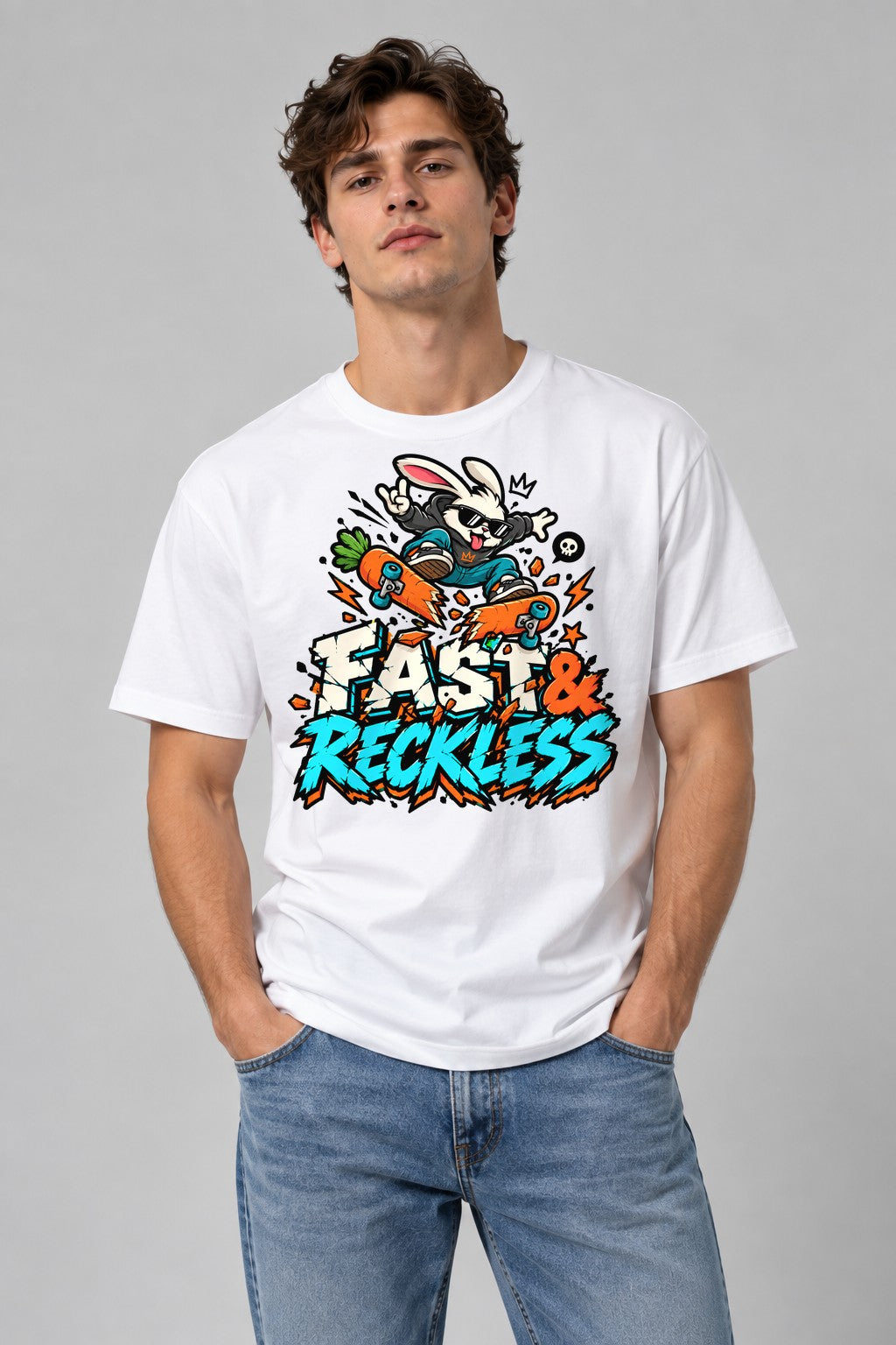 Fast and Reckless - White