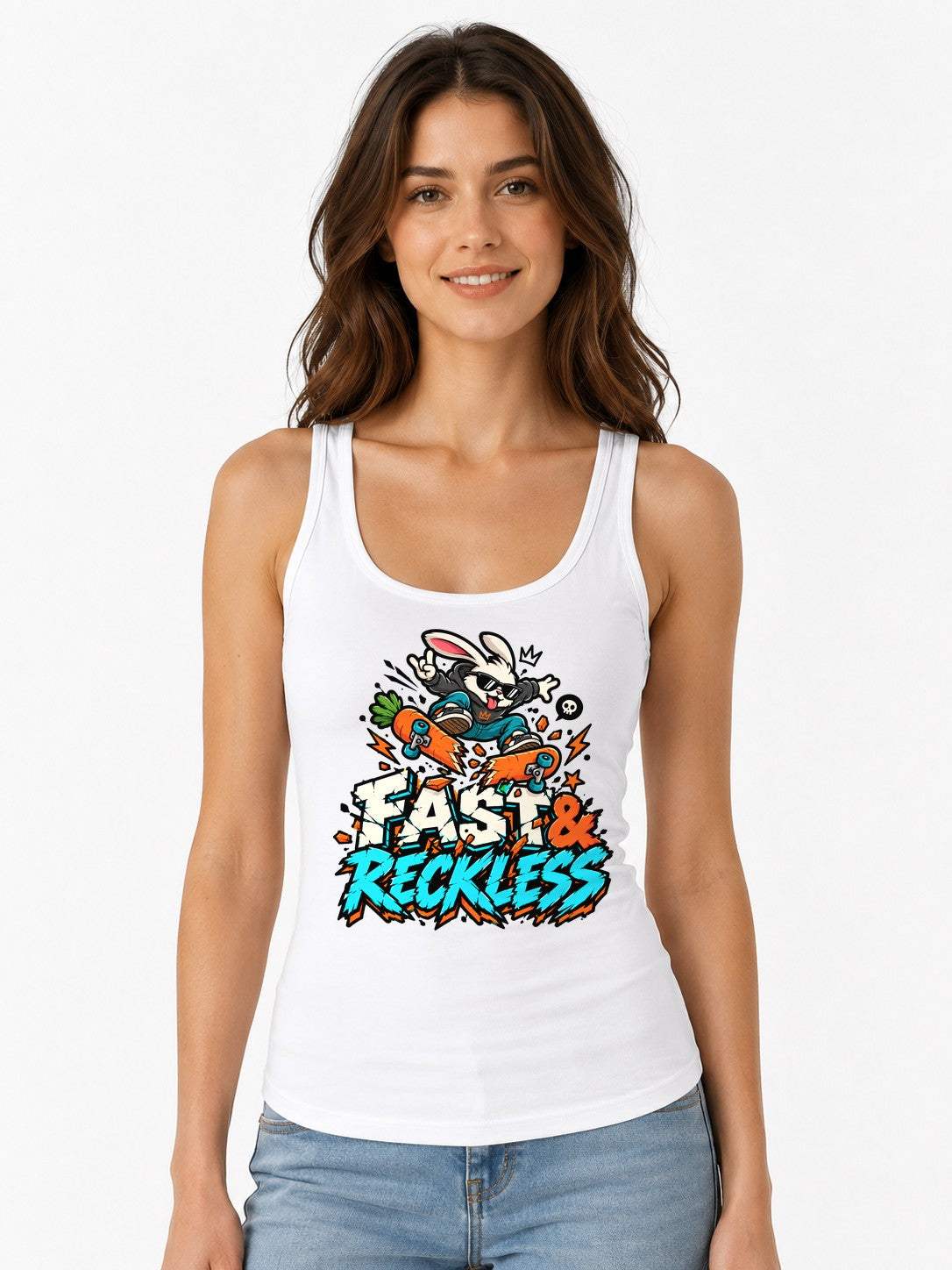 Fast and Reckless - White