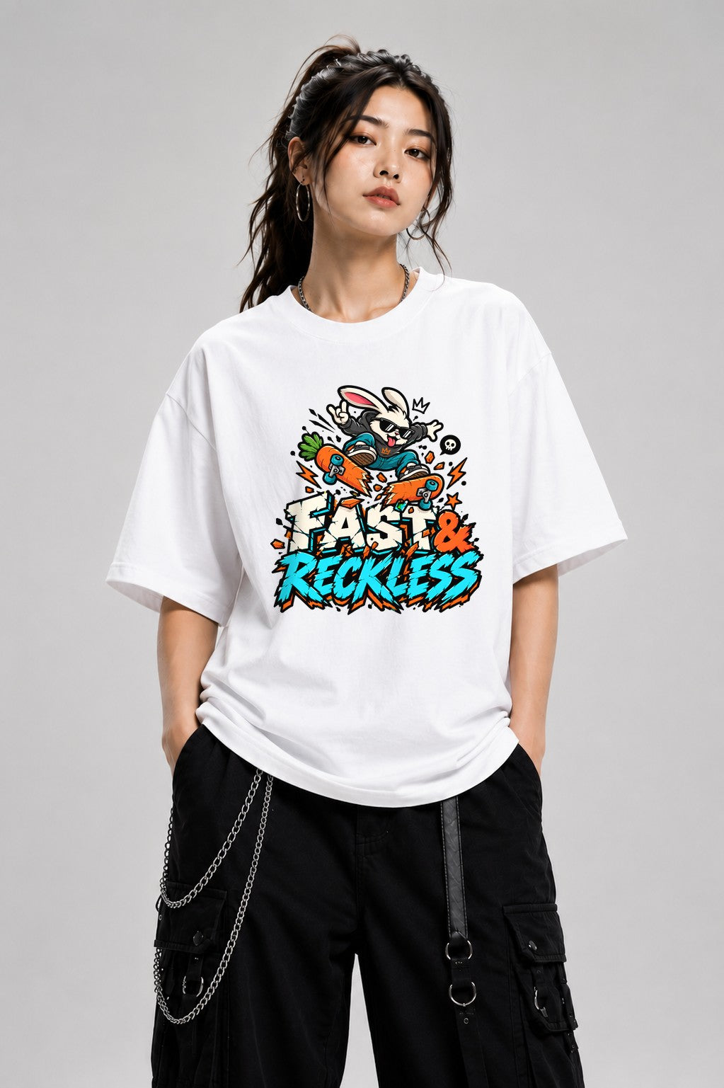 Fast and Reckless - White