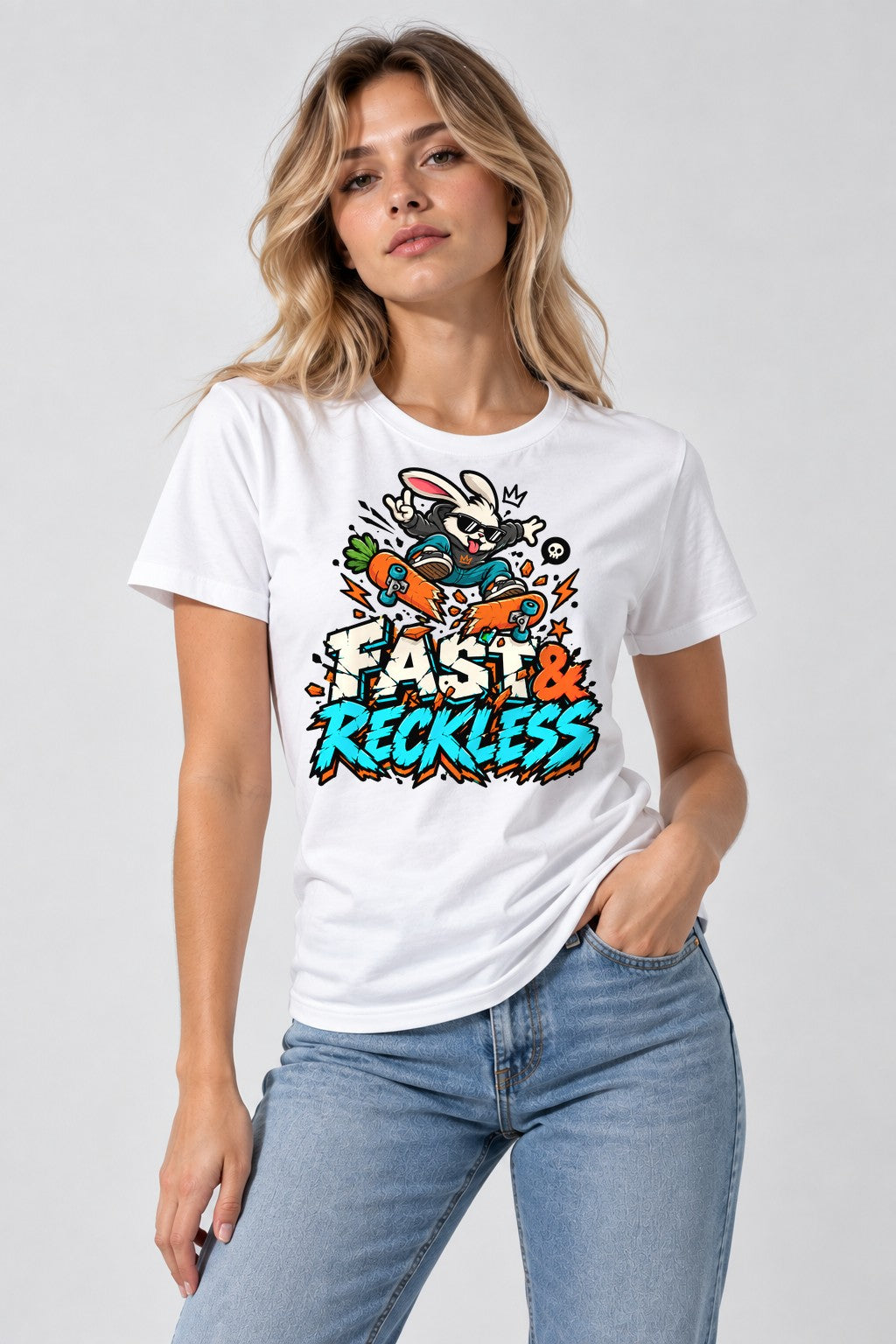 Fast and Reckless - White