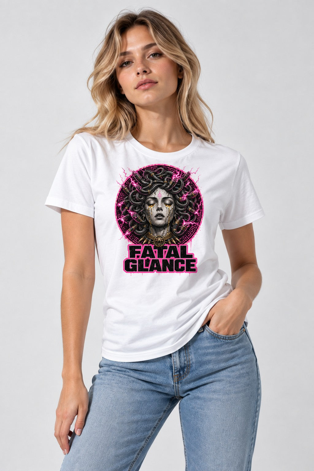Fatal Glance Medusa - White
