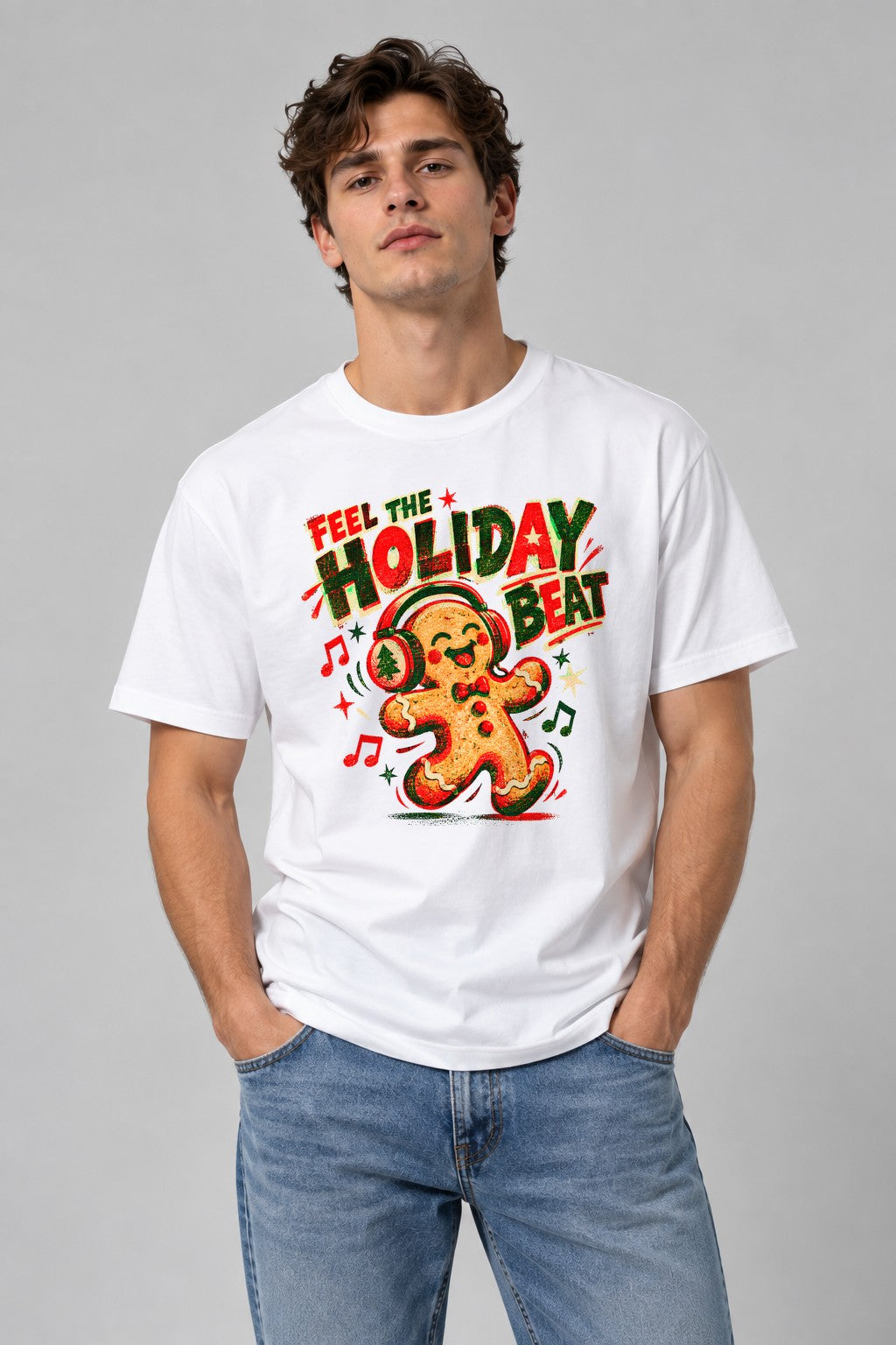 Feel The Holiday Beat - White