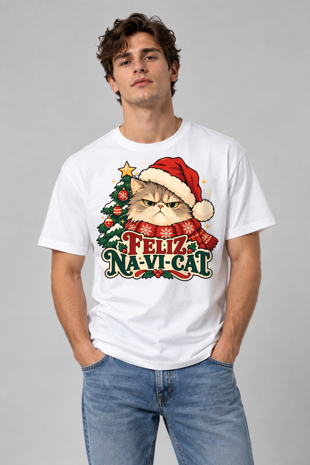 Feliz Na-Vi-Cat - White