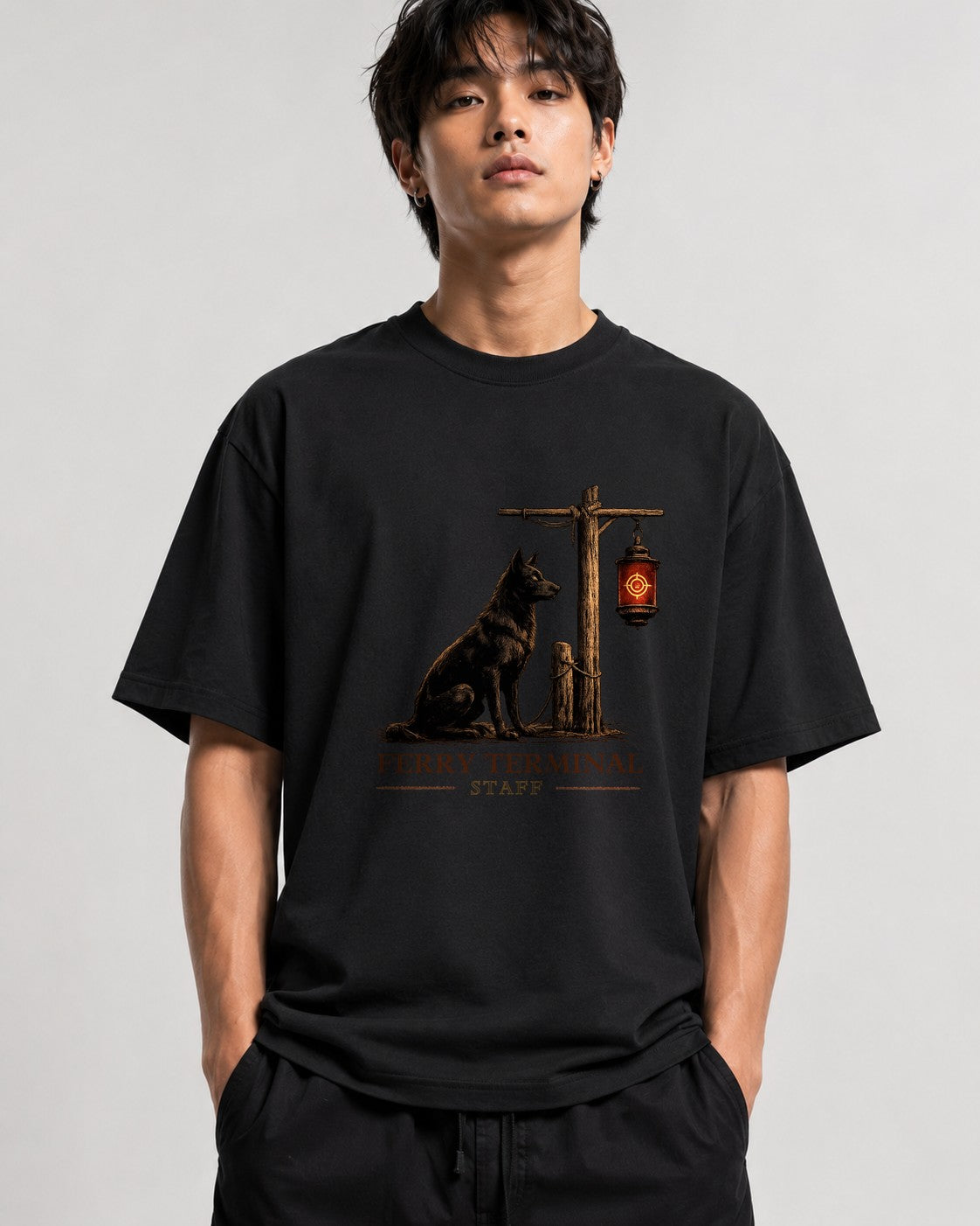 Ferry Terminal Staff - Black