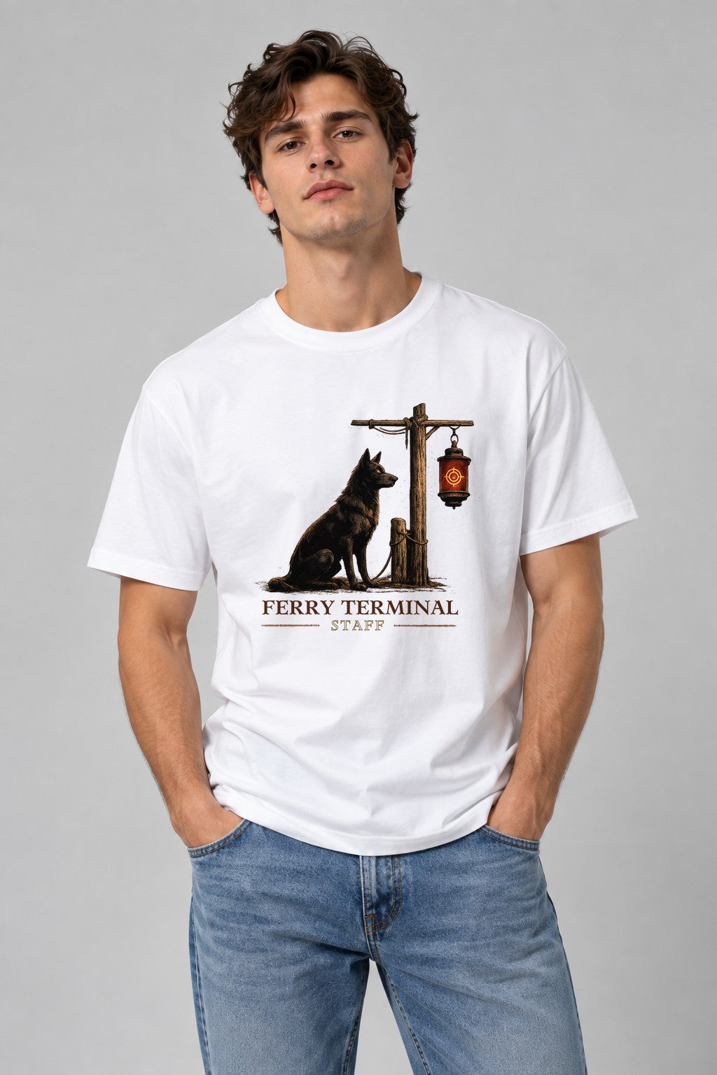Ferry Terminal Staff - White