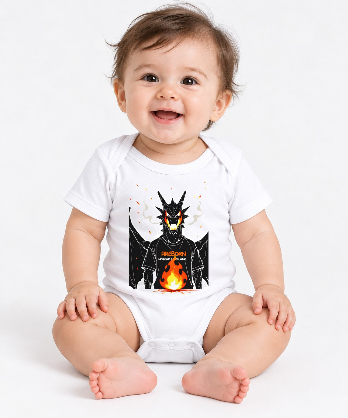 Fireborn Dragon Warrior - White