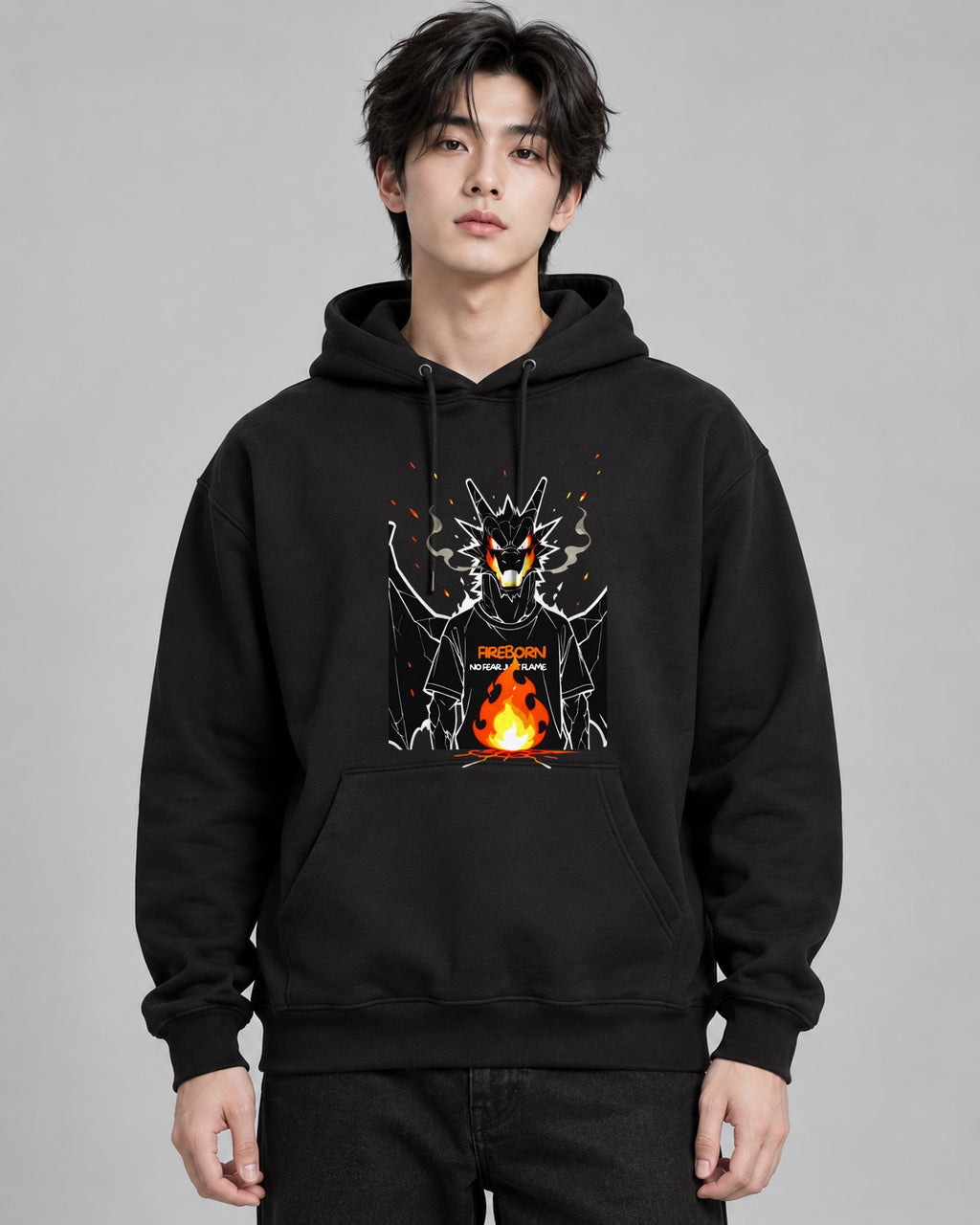 Fireborn Dragon Warrior - Black