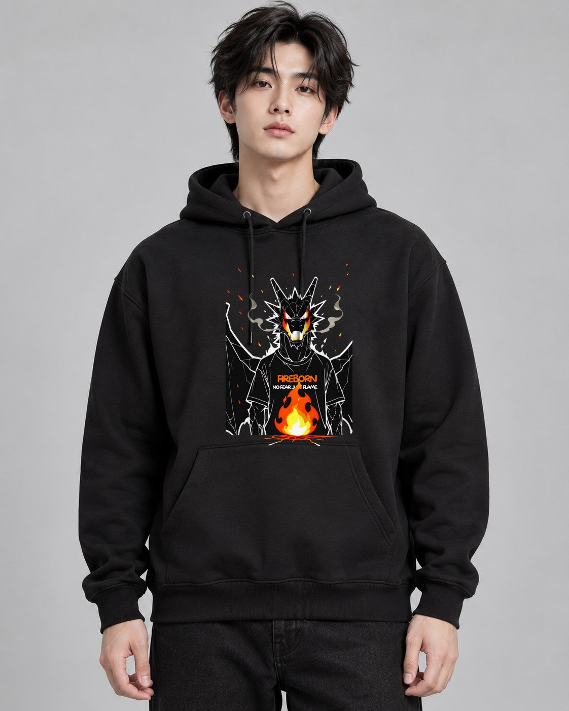 Fireborn Dragon Warrior - Black