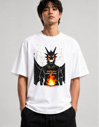 Fireborn Dragon Warrior - White
