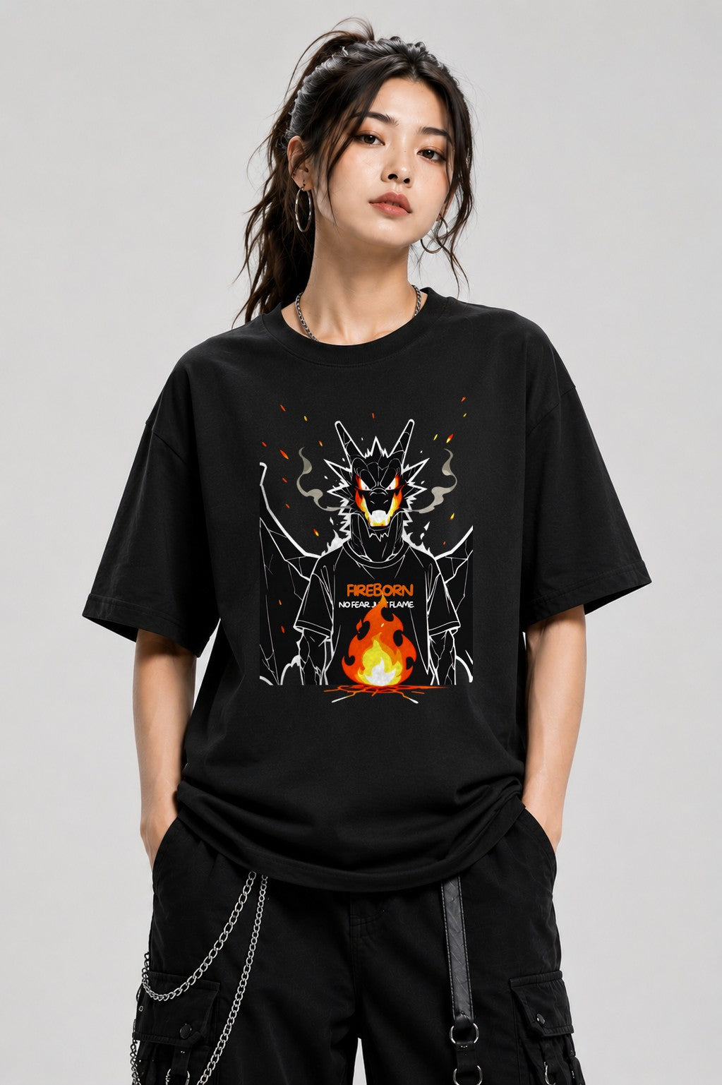 Fireborn Dragon Warrior - Black