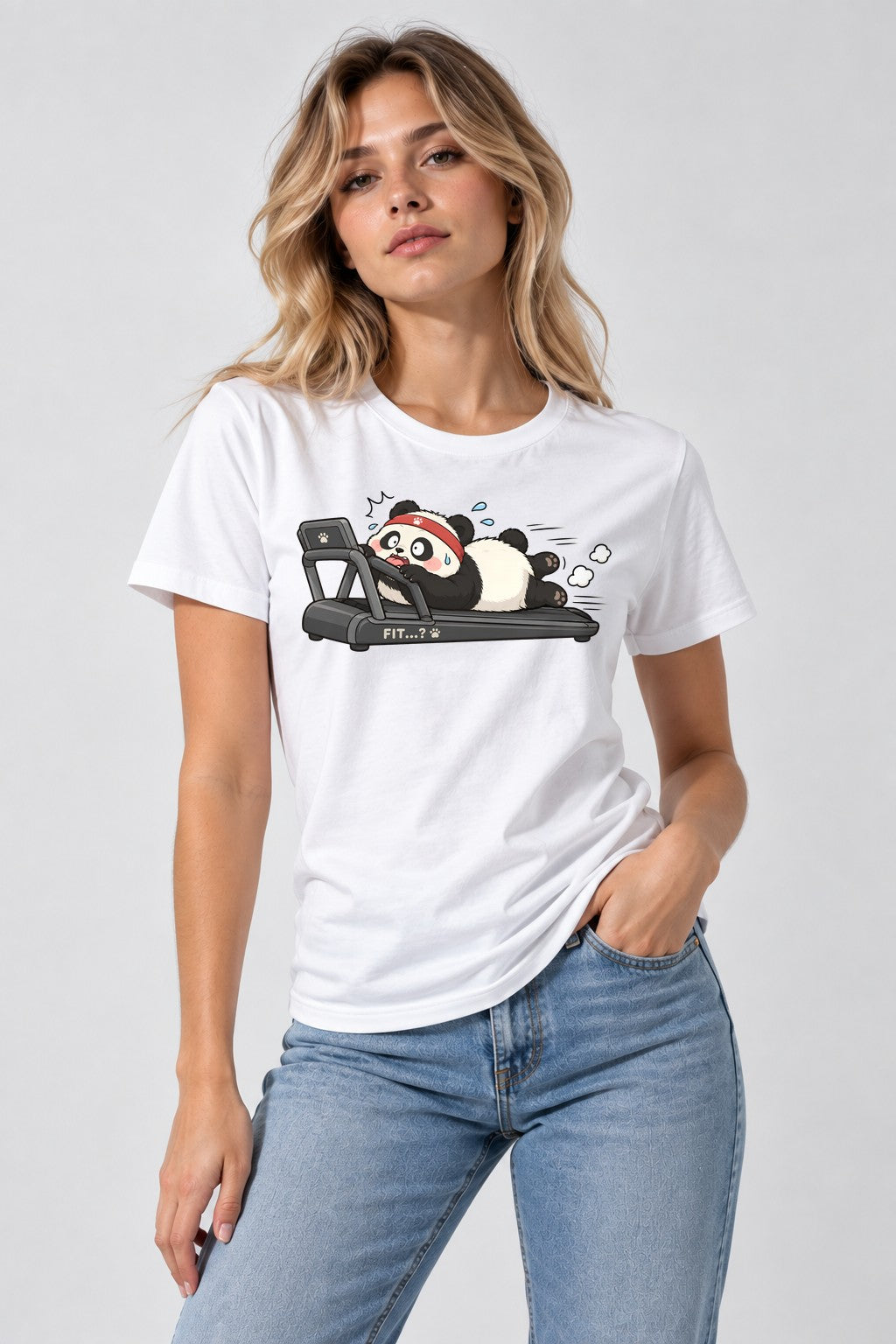 Fit Panda Treadmill - White