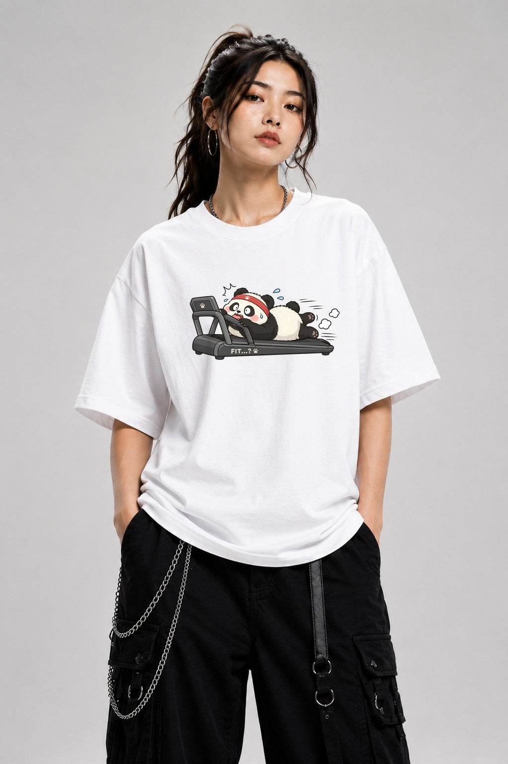 Fit Panda Treadmill - White