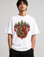 Five Headed Serpent - White