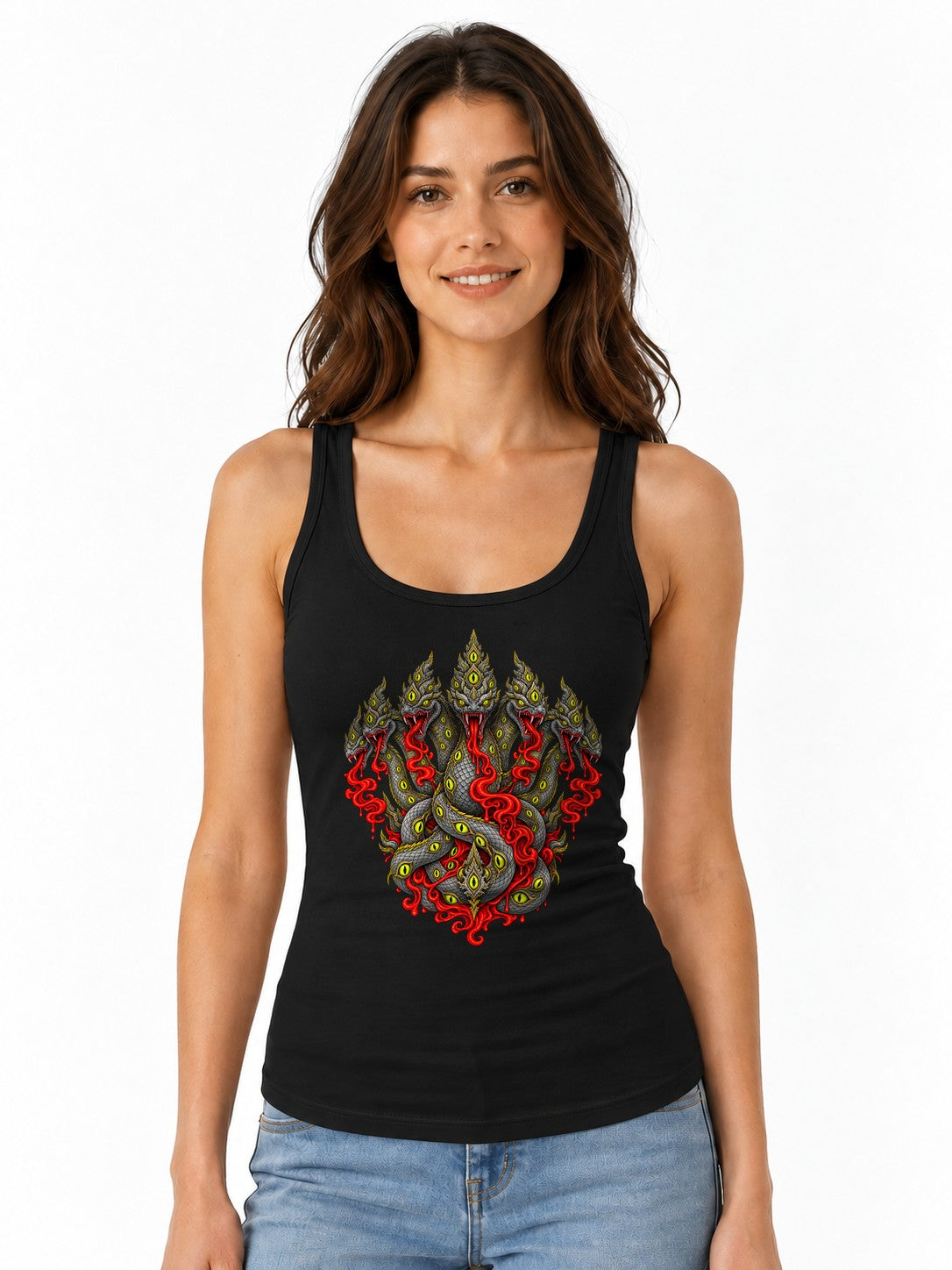 Five Headed Serpent - Black
