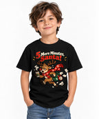 Five More Minutes Santa - Black