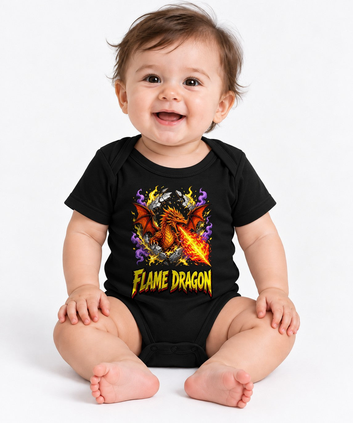 Flame Dragon - Black