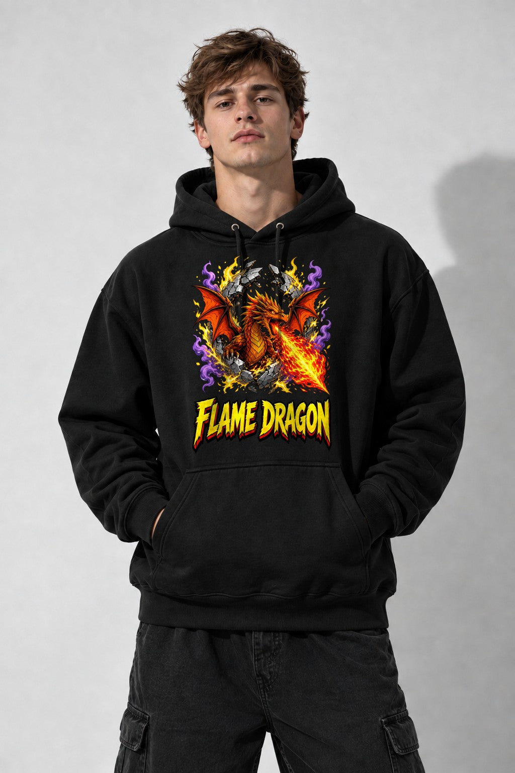 Flame Dragon - Black