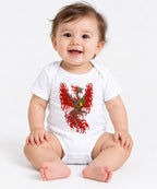 Flaming Phoenix Skeleton - White