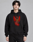 Flaming Phoenix Skeleton - Black