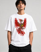Flaming Phoenix Skeleton - White
