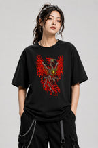 Flaming Phoenix Skeleton - Black