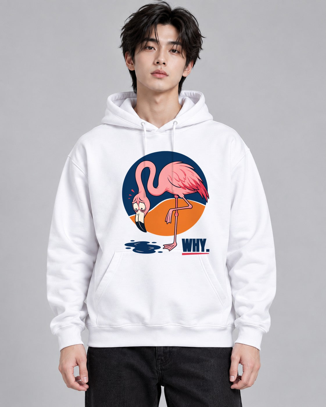 Flamingo Why - White