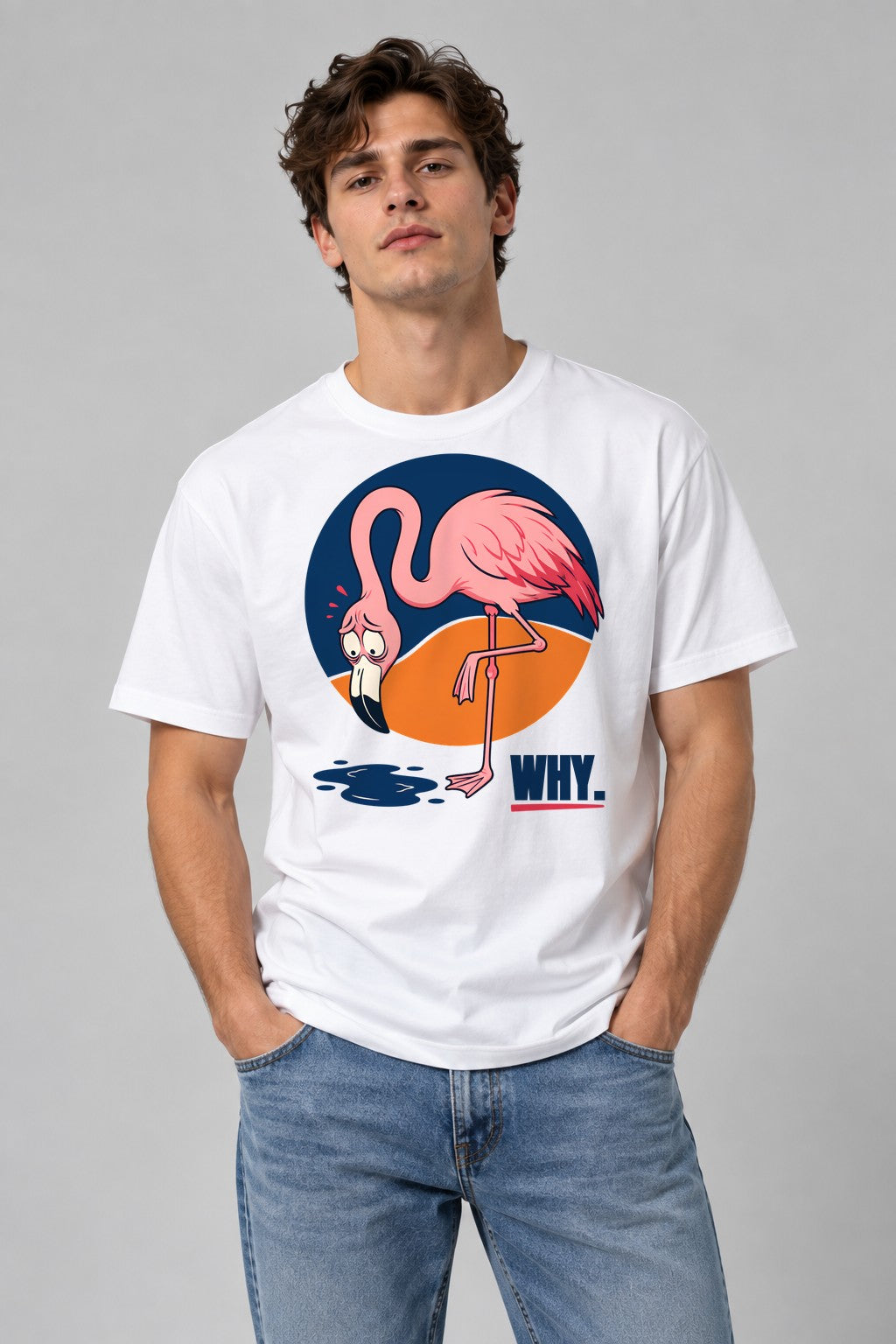Flamingo Why - White