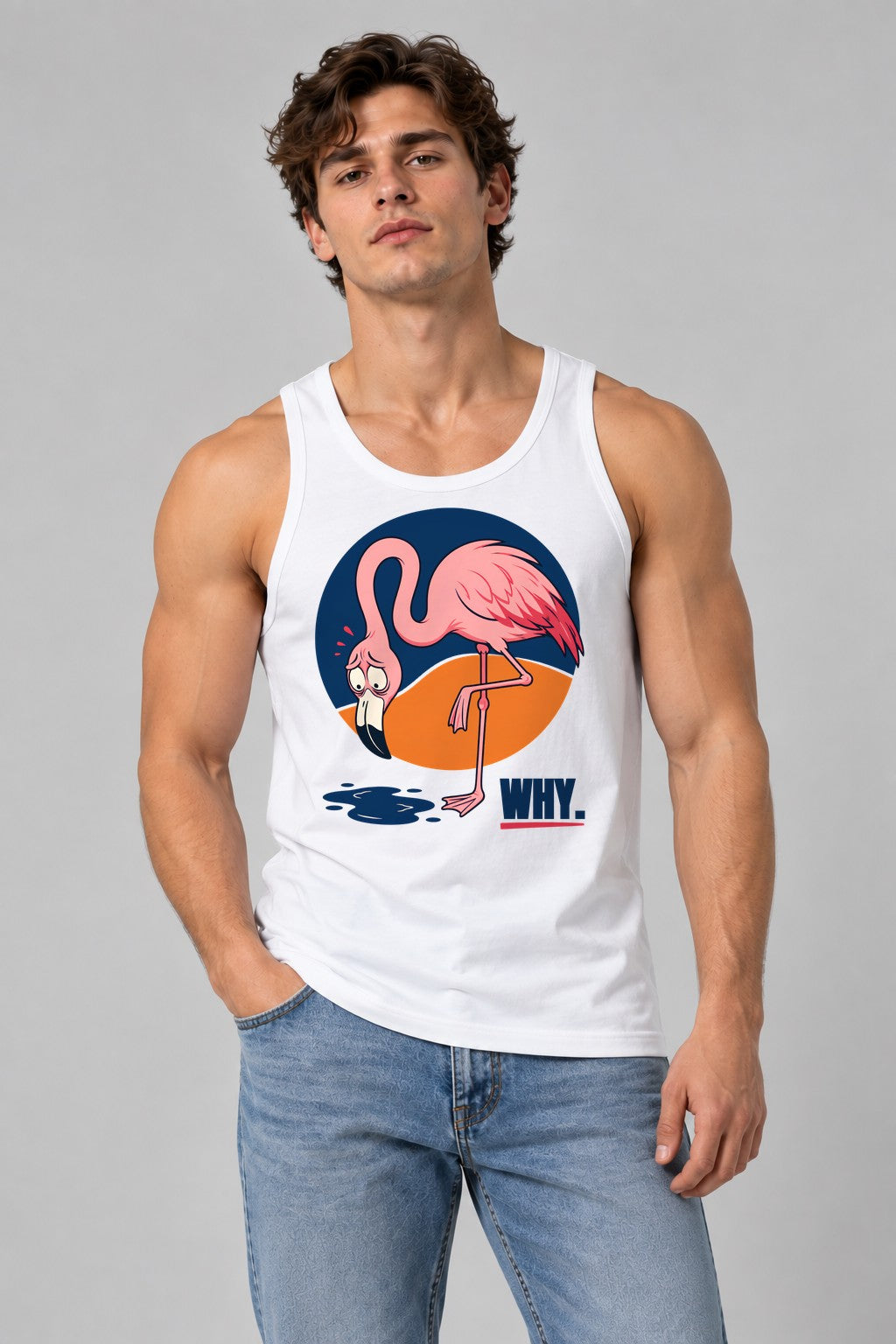 Flamingo Why - White