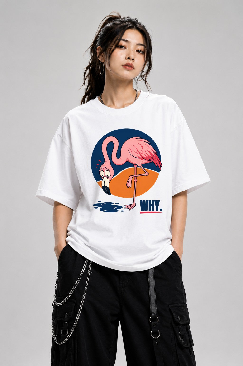 Flamingo Why - White
